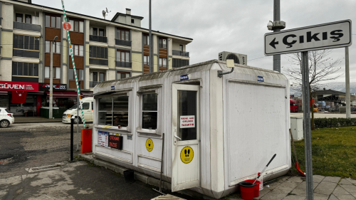 Otogara yakışmayan görüntü 